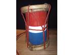 Tamborita Peqnita Dominican Flag Vintage
