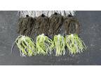 Lot Of 12 Hubbed Z-Man EZ Chatterbait/Spinnerbait Skirts, Standard Length