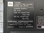 Toshiba Vintage 1985 CD Player XR-P9 (For Parts/Repair)