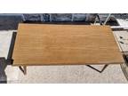 Vintage Mid Century MCM Woodgrain Laminate Coffee Table