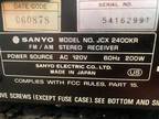 Vintage SANYO JCX-2400KR AM/FM STEREO RECEIVER Very Good Condition