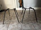 1x HM Lounge Height Base Black. 1x Black Dining. 4x Chrome Herman Miller