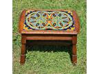 Taylor Tile Co. Mission Arts & Crafts Spanish 6 Tile Top Side Table 1930s