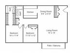 Norhardt Apartments - 2 Bed 1 Bath