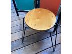 VTG INCO Calif Iron Wood Table 1950s NICE! mcm vista pacific iron conover knoll