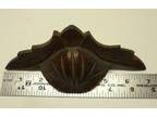8 - 7" Vintage Original Carved Walnut Drawer Pulls original antique finish. Ex C