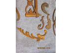 Antique wood appliques for old furniture.