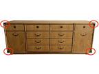 Drexel Accolade Brass Campaign Corner Brackets