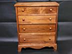 Vintage SALESMAN SAMPLE Chest Of Drawers - Unbranded North Carolina Furniture