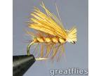 1 dozen (12) - Elk Hair Caddis - TAN