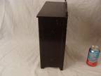 Antique Primitive Miniature Carved Painted Wood Chest of Drawers