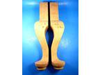 Cabriole Legs Wooden Hand Made Great Pattern Woodworking Wing Chair