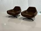 MCM PR LOUNGE Chairs Crailsheimer Hanse, Plastic DOLLHOUSE, 1960’s Denmark