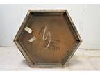 Vintage Drexel Side Table or End Table Esperanto Hexagon