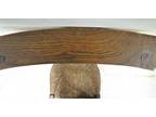 Antique French Prayer Chair Prie Dieu With Woven Rush Seat