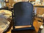 Antique Vintage Wood Table top Shaving/Makeup Mirror 16x11.5