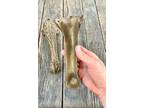 3 Antique Metal Furniture Feet - Antique Metal Pedestal Legs
