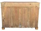 Antique French Pine Two Door Kitchen Cupboard Sideboard.
