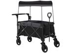 Little Folks by Delta Children City Wagon Cruiser Stroller, Black