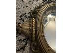 1960s Syroco Federal Eagle Convex Port Hole Mirror