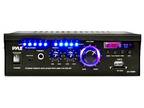 Sleek & Powerful: Pyle Home Audio Bluetooth Amplifier with LED Display