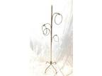 Mid Century Modern Bath Towel Holder Koi Fish Rings Brass
