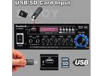 3000W Power Amplifier Stereo bluetooth 5.0 Amplifier Audio 2 CH AMP Car&Home