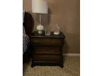 Bombay chest with lamp