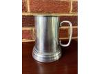 Vintage APEX Aluminum Glass Bottom Beer Stein