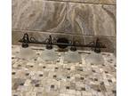 Two (2) Bronze Bathroom Light Fixtures (Westinghouse Lighting)