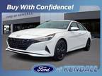 2023 Hyundai Elantra Hybrid Blue