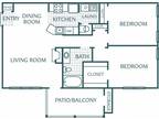 The Columns at Paxton Lane - 2 Bedroom 1 Bath