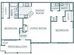 The Columns at Paxton Lane - 2 Bedroom 2 Bath