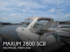 28 foot Maxum 2800 SCR