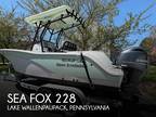 22 foot Sea Fox 228 Commander