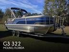 32 foot G3 Suncatcher Tritoon select 322s