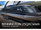 25 foot Bennington 25QXCWWA