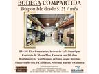 Bodega Compartida Disponible en Renta