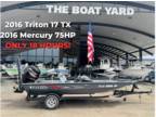 2016 Triton 17 tx