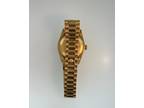 ROLEX Datejust 31mm 18kt Yellow Gold Presidential Band 6827 Ladies Watch