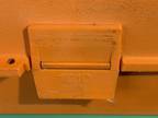 Vintage Old Pal Woodstream 1010 Tackle Box or Craft Chest Sewing Orange/Brown