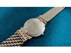 Omega DeVille Vasarely Yellow Gold Bracelet Quartz Yellow Gold Dial 31mm 396.772