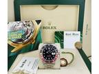 ROLEX Stainless Steel GMT Master II Coke Bezel Swiss Made Dial 16710 SANT BLANC