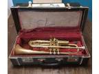 Vintage Pan-American Trumpet with Case