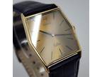 RARE! Rolex Cellini Classic 29 x 35 mm 18K Yellow Gold Manual Leather Watch 4122