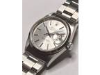 Rolex Oyster Perpetual DateJust 16200 16220 Steel Watch - Silver Dial