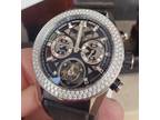 Tag Heuer Carrera Chronograph Tourbillon Ceramic CAR5A80 45mm 1.37cttw Diamond
