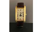 Cartier 18k Yellow Gold Vintage Tank Americaine Moonphase