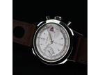 Croton Spillman Clamshell Near NOS 1940s Enamel Chapter Venus 170 35mm Chrono