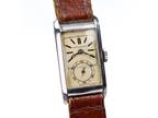 Longines 1930s Doctors Watch ref. 3242 Caliber 942 Stainless Steel Tank Rare